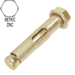 SLEEVE ANCHOR Z/P HEX M12X129