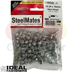 STEELFIX HEX FINE THREAD PK100