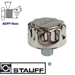 BREATHER CHROME 1/2 BSPP 10um