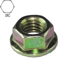 FLANGE NUT 1/4 UNC X 20 TPI
