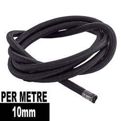 BLACK SHOCK CORD 10MM