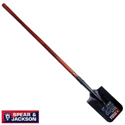 POST HOLE SHOVEL TIMBER HANDLE