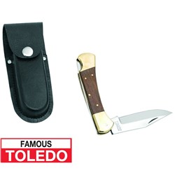TOLEDO STOCK KNIFE CARDED 4"