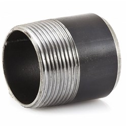 BLACK STEEL BSP TOE NIPPLE M