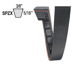 RAW EDGE COGGED BELT SPZX1270