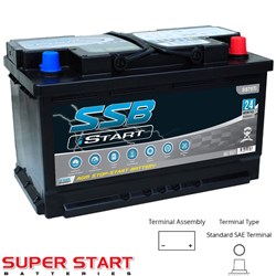 SSB STOP START BATTERY 80AH