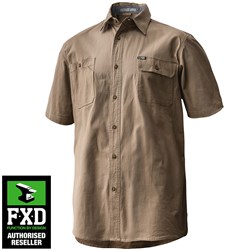FXD MENS WORK SHIRT M KHAKI