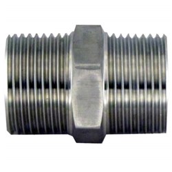 STAINLESS STEEL BSP NIPPLE M/M