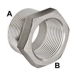 STAINLESS STEEL REDUCING BUSH