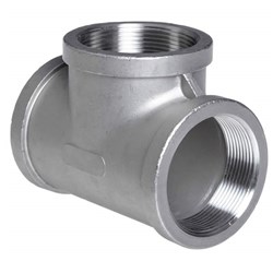 STAINLESS STEEL BSP TEE F/F/F