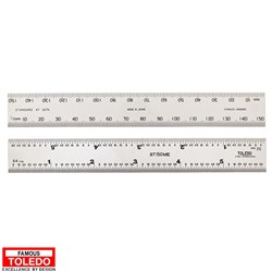 TOLEDO S/STEEL RULE 300MM/12"