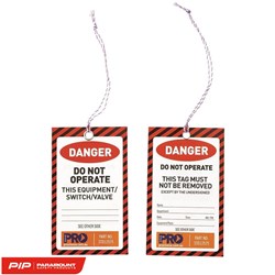 SAFETY TAG 125MM X 75MM DANGER