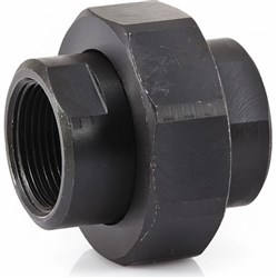 BLACK STEEL BSP BARREL UNION