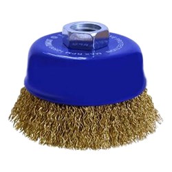 CRIMPED WIRE CUP BRUSH 75MM