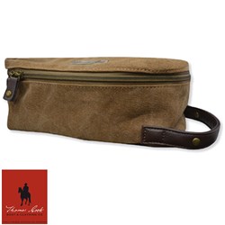 THOMAS COOK WASH BAG DARK BRWN