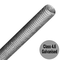 THREAD ROD GAL M12 X 1.75MMX1M