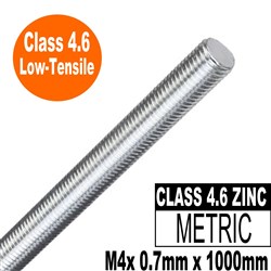 THREAD ROD METRIC M4 X 1M