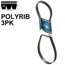 AUTO POLY RIB BELT 3PK0735