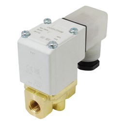 SMC SOLENOID VALVE BRASS 24VDC