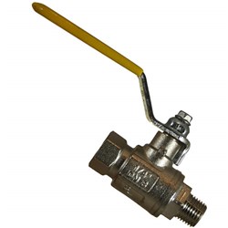 BRASS BSP BALL VALVE M/F LEVER