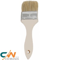 BRUSH WHITE BRISTLE 75MM