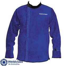 PROMAX BLUE LEATHER JACKET 2XL