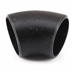 BLACK STEEL BUTTWELD ELBOW 45