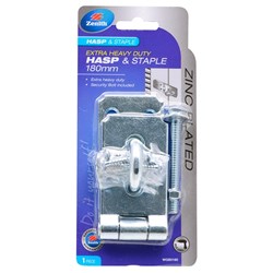 HASP & STAPLE SAFETY 180MM