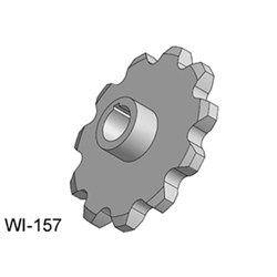 WHITE ELEVATOR SPROCKET