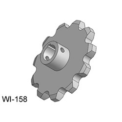 WHITE ELEVATOR SPROCKET