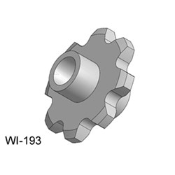 WHITE ELEVATOR SPROCKET