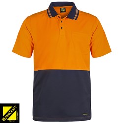 WORKCRAFT HI VIS S/S POLO 8XL