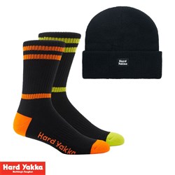 HARD YAKKA 3056 SOCK & BEANIE