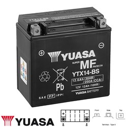YUASA MOTOR CYCLE BATTERY 12V