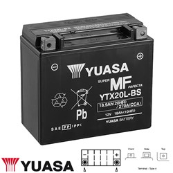 YUASA MOTOR CYCLE BATTERY 12V