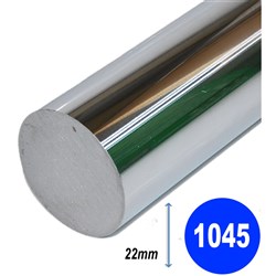 HARD CHROME ROUND 1045 22MM