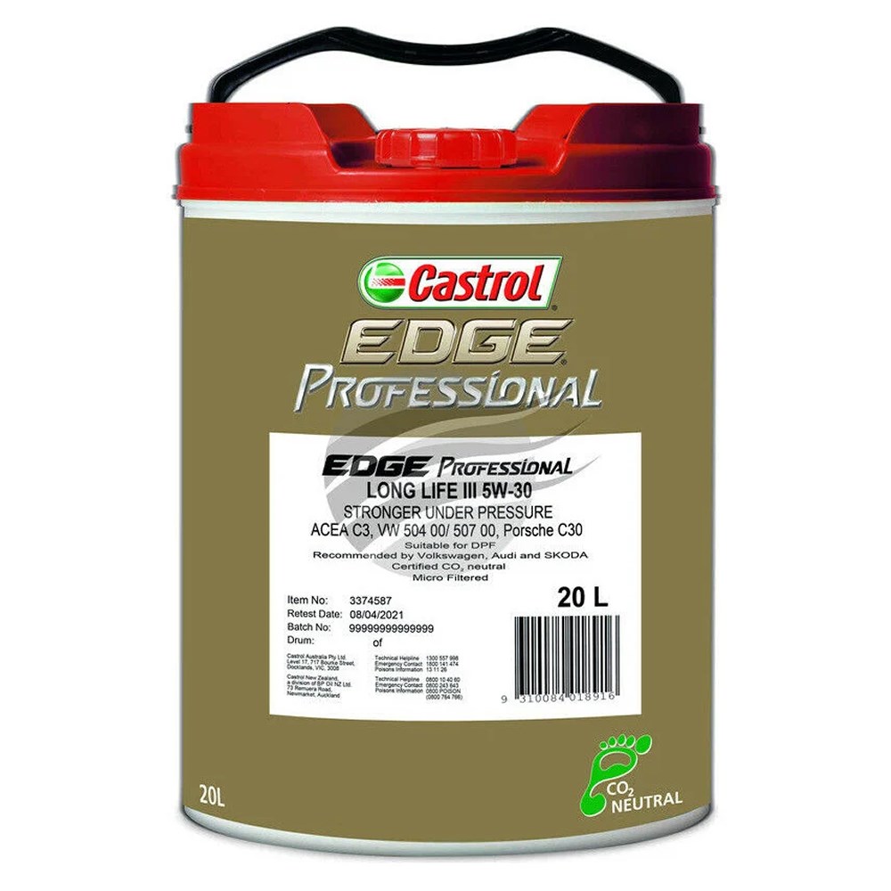 Castrol Edge Professional Longlife III 5W30 How well the engine oil protect  the engine? 100°C 