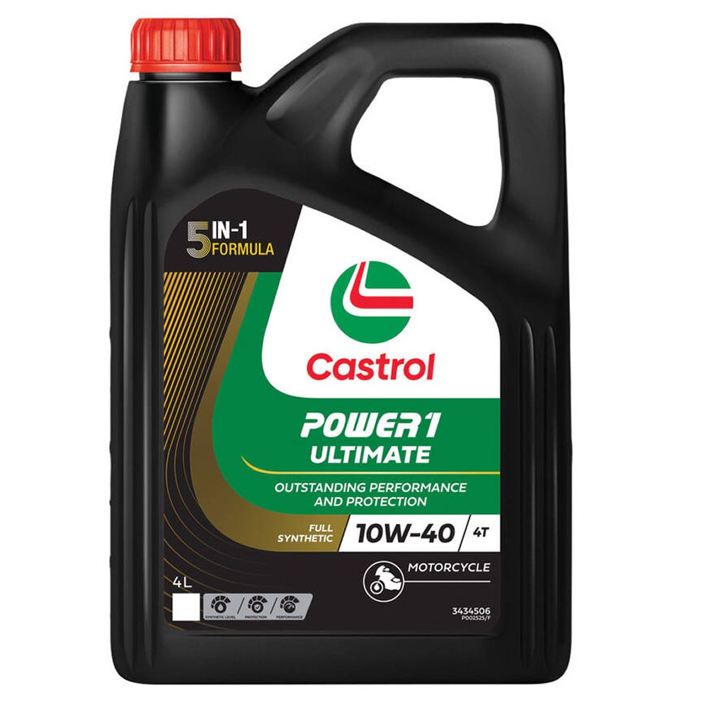 CASTROL POWER1 ULTIMATE 4T 4L 10W-40 MOTORCYCLE ENGINE OIL