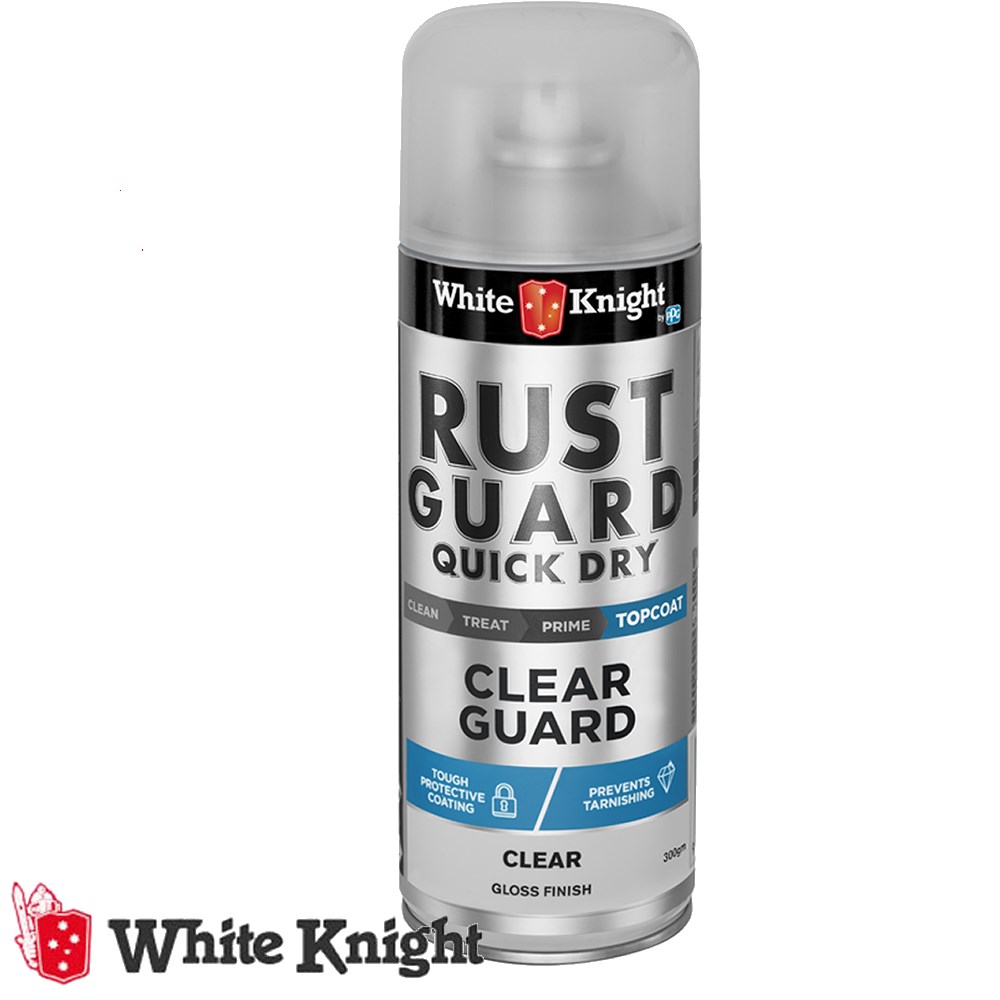 Rust guard deals clear coat