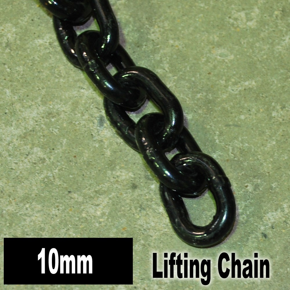 Heavy Duty Chain  Available By The Mtr 10mm Grade 80 Short Link Lifting Chain 