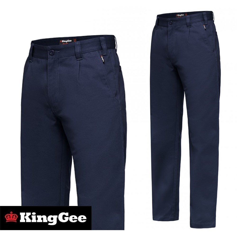 King Gee Work Pants Canvas Multi-functional Pockets Cotton KingGee New  K13280 | eBay