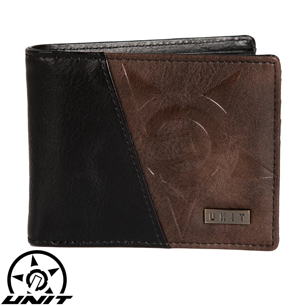 UNIT MENS WALLET SPLIT CHOC - Collier & Miller