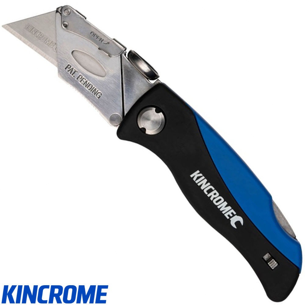 KINCROME FOLDING UTILITY KNIFE 160MM DELUXE Collier & Miller