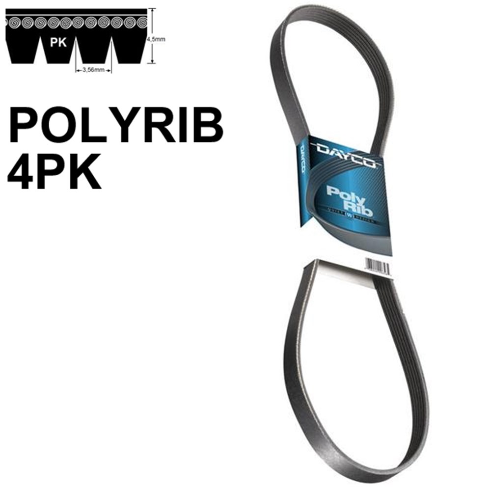 AUTO POLY RIB BELT 4PK0990 DAYCO Collier Miller
