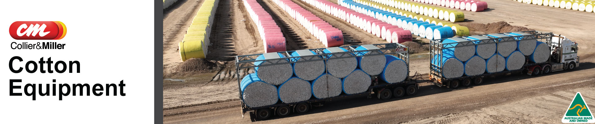 <p>Collier &amp; Miller specialize in manufacturing Cotton Farming Implements designed to transform the way you farm. Our innovative equipment includes <a href="/cmbs-c-m-row-crop-bed-shaper-linkage-mounted-with-roller-built-to-order">Bed Shapers </a>and <a href="/agriculture/candm-farm-machinery/cotton-equipment?FilterFeature=ProductFeatureNames.Name:eq:Type,Value:eq:CultiPacker&amp;PageProduct=1">Cultipackers </a>for quick, efficient seed bed preparation, ensuring a smooth start to your cotton crop. For faster and more effective cotton module transport, choose our dual arm <a href="/cmcbl-c-m-cotton-bale-grab-linkage-mounted-cotton-grab-hydraulic-action">Cotton Bale Grab</a> or our patented smart design <a href="/cmcct-cotton-cartage-trailer-frame-approved-cotton-crush-design">Cotton Cartage Trailers</a>, which allows you to carry up to nine cotton modules per trailer. Additionally, our <a href="/cmcrm-c-m-cotton-row-mulcher-collier-miller-12-row-linkage-mounted">12 Row Mulcher</a> makes post-harvest cotton stubble mulching faster, more efficient, and highly productive. Explore our range of high-performance cotton farming solutions to maximize your farm's productivity.</p>