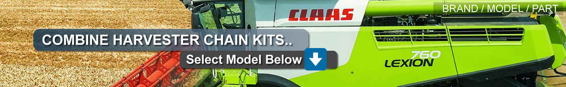 C&amp;M aftermarket Claas&reg; compatible feeder chains, clean grain chains, return grain chains and sprockets are assembled in our own factory in Australia. We use only the best quality materials from trusted suppliers to bring you a product that is reliable and long lasting.
