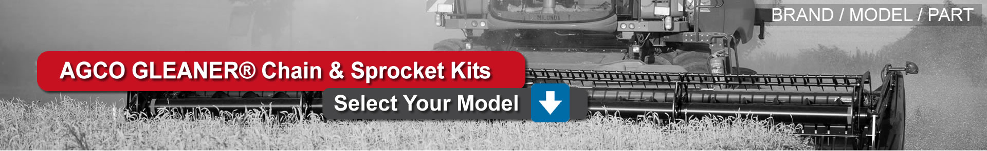 C&amp;M aftermarket AGCO GLEANER&reg; compatible feeder chains, clean grain chains, return grain chains and sprockets are assembled in our own factory in Australia. We use only the best quality materials from trusted suppliers to bring you a product that is reliable and long lasting.