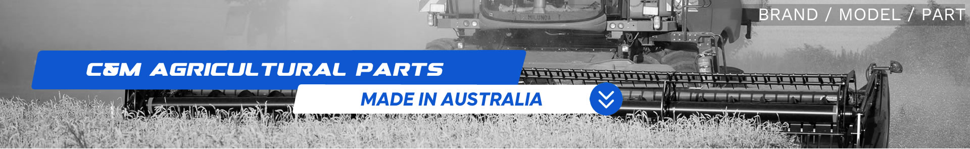 By choosing C&amp;M branded parts, you aren&rsquo;t just getting high-performance components like draper rollers, accelerator bars, and feeder house floors&mdash;you&rsquo;re supporting home-grown jobs right here in Griffith, NSW. Whether you are running Case-IH, John Deere, or MacDon equipment, our range is designed for the tough Australian harvest, manufactured for extended wear, and shipped daily to farms nationwide.