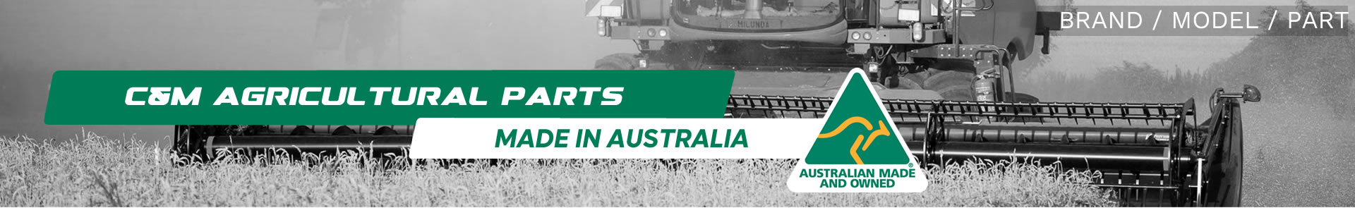 Collier &amp; Miller Australian Made combine harvester and header front parts offer farmers and contractors quality parts at excellent pricing. Manufactured in Griffith, NSW and shipped Australia wide the range is designed and manufactured by C&amp;M for extended wear and longer service life.&nbsp;
