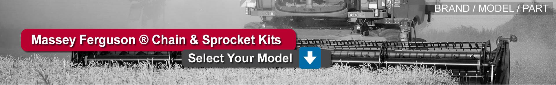 C&amp;M aftermarket Massey-Ferguson&reg; compatible feeder chains, clean grain chains, return grain chains and sprockets are assembled in our own factory in Australia. We use only the best quality materials from trusted suppliers to bring you a product that is reliable and long lasting.